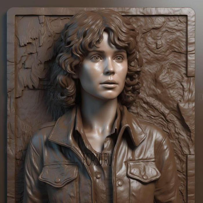 Ellen Ripley 3 stl model for CNC